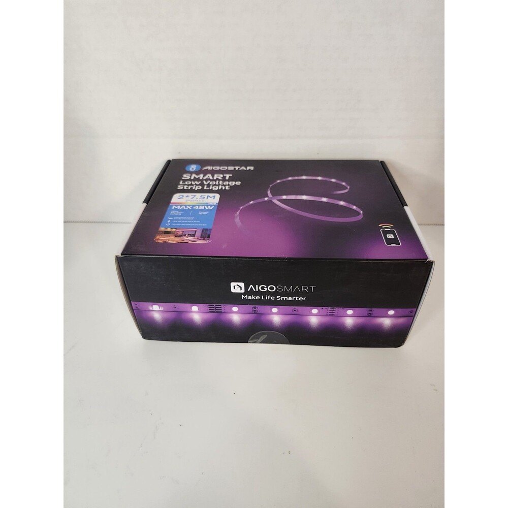Aigostar Led Strip Lights Smart Low Voltage - 2*7.5M